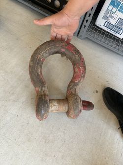 CROSBY Anchor Shackle: Anchor Shackle, 70,000 lb Working Load Limit, 5 3/4 in Compatible Sling Wd