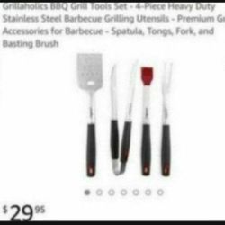 Bbq Grill Tool Set New