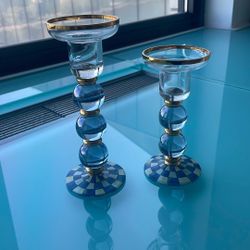 Mackenzie Child Candle Stick Holders