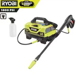 RYOBI 1800 PSI 1.2 GPM Cold Water Corded Electric Pressure Washer=Ryb-50