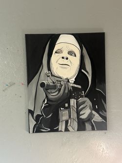 28X32 THE TOWN CANVAS