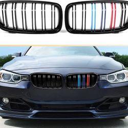 F30 Grille,ABS Front Replacement Kidney Grill for 3 Series F30 F31 Gloss 3 Color