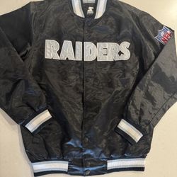 Raiders Classic Starter Jacket Black Size Large