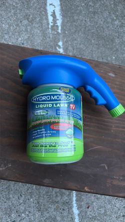 NEW Hydro Mousse liquid lawn grass seed blend