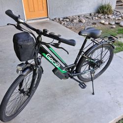 E Bike With Bike Cover $300 Firm