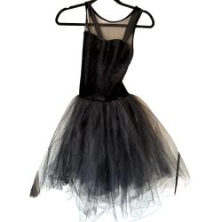 Vintage Black Tutu Dance Costume Sz Small adult Women’s 