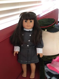 American girl doll with the outfit she's wearing