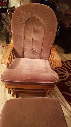 Rocking chair with ottoman