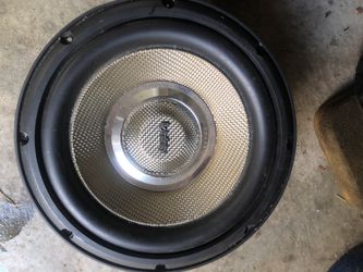INFINITY SPEAKER SUBWOOFER 10 INCHES 350 WATTS RMS. 1400 WHATTS PEAK GOOD SOUND USED