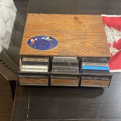 Vintage Disney Wooden Music Box