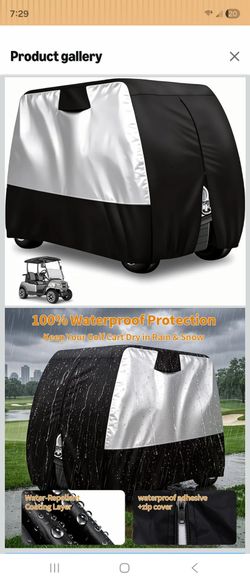Brand New Golf Cart Cover Enclosure