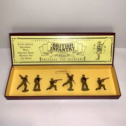 NOS Britain’s Toy Soldiers British Infantry 8(contact info removed) Issue, Made In Britain