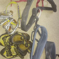 Various Climbing Gear Rock Climbing 