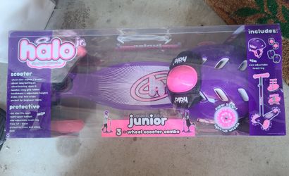 Halo Jr Girls Scooter Helmet Kit