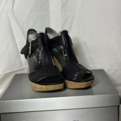 Franco Sarto Chaz Black Heels — Women’s 7½