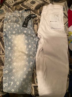 Affordable purple jeans