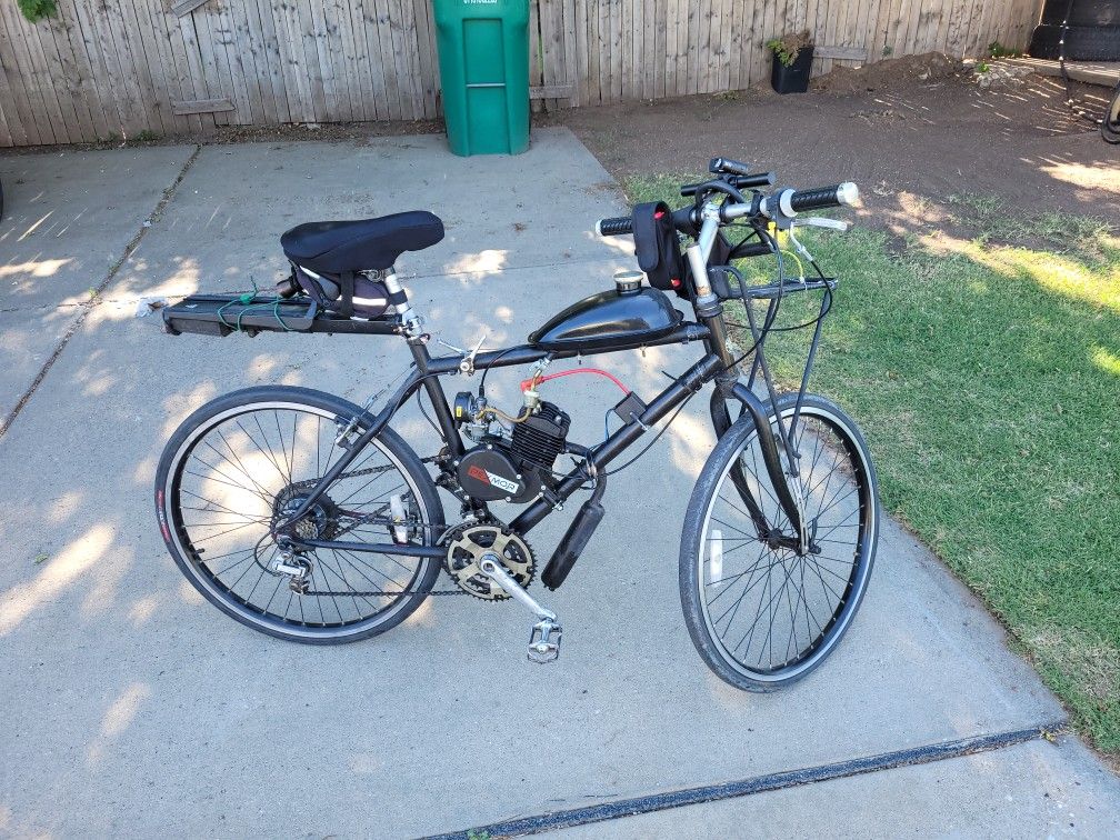 gas powered bicycle