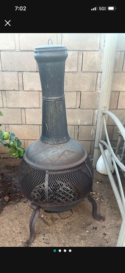 Fire Pit Chimney.
