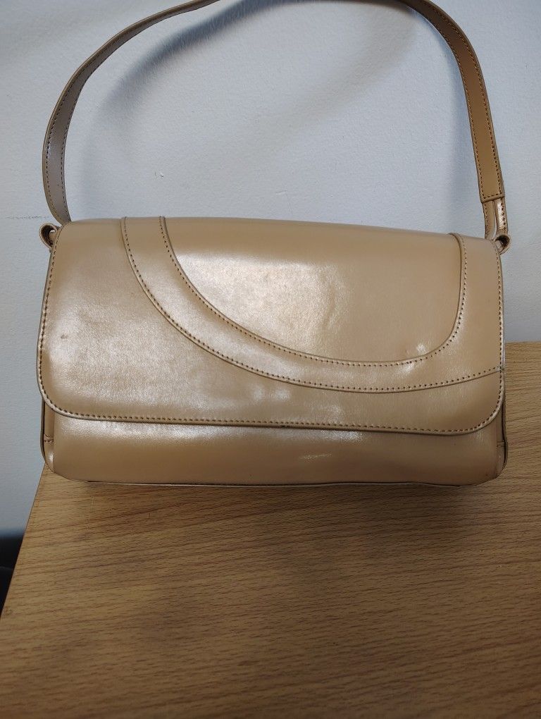 Susan Lucci Tan Purse