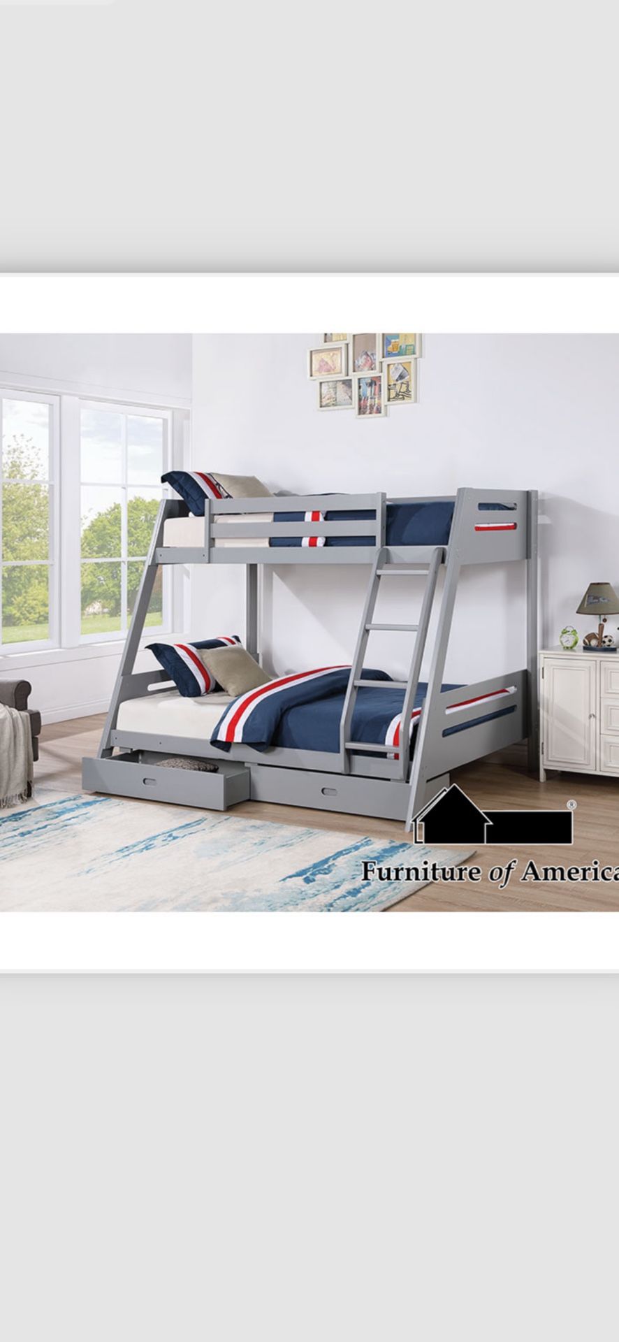 $299 Bunk Bed Twin Full Not Including Mattres