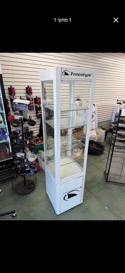 Glass Display Cabinet with LED light