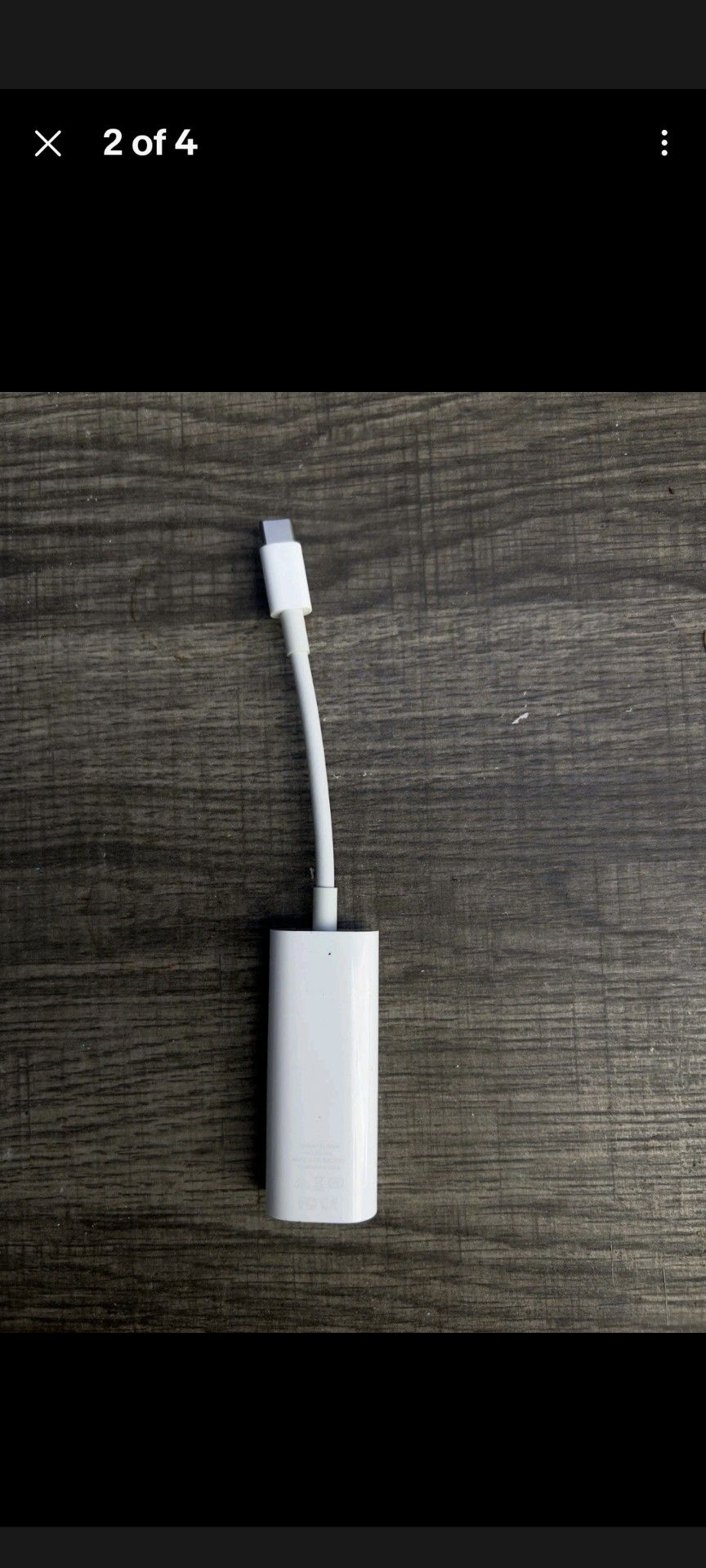Apple A1790 Thunderbolt 3 USB-C to Thunderbolt 2 Adapter