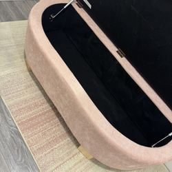 Pink Ottoman 