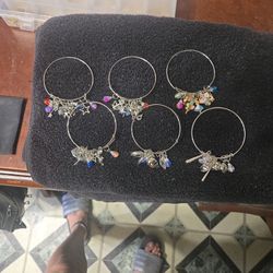 Glass/charm Bracelets 