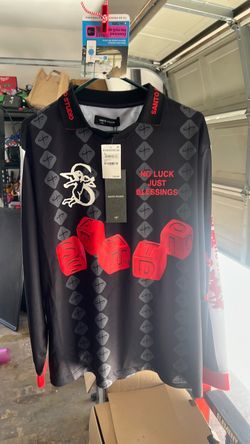 Santo studio “no luck just blessings” long sleeve shirt