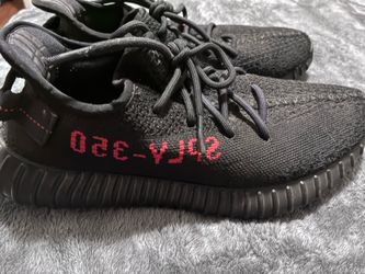 Authentic Yeezy Adidas Yeezy Boost 350 V2 in the Core Black/Red 8 1/2 Men