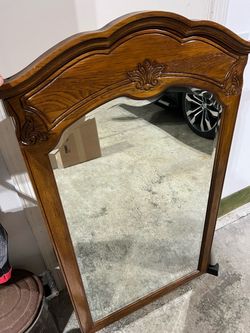 Thomasville Oak Dresser Mirror – $50 OBO