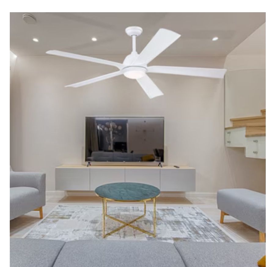 60” Ceiling Fan /  Indoor/outdoor  - Cartersville Harbor breeze 