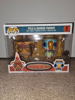 *Vaulted* Disney Enchanted Tiki Room: Pele and Barker Parrot 2 Pack Disney Parks Exclusive