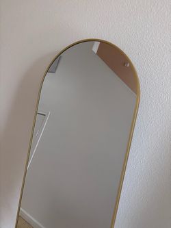 brand new gold arched full body mirror