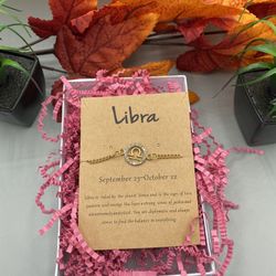 Libra ♎️ Zodiac Sign ,Horoscope Bracelet✨New !! 