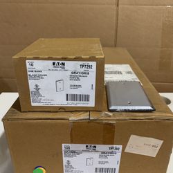 EATON ONE GANG EXTERIOR STEEL BLANK