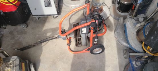 Ridgid drain cleaning machine