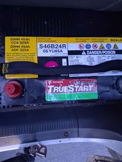 Toyota TrueStart Car Battery S46B24R GS Yuasa