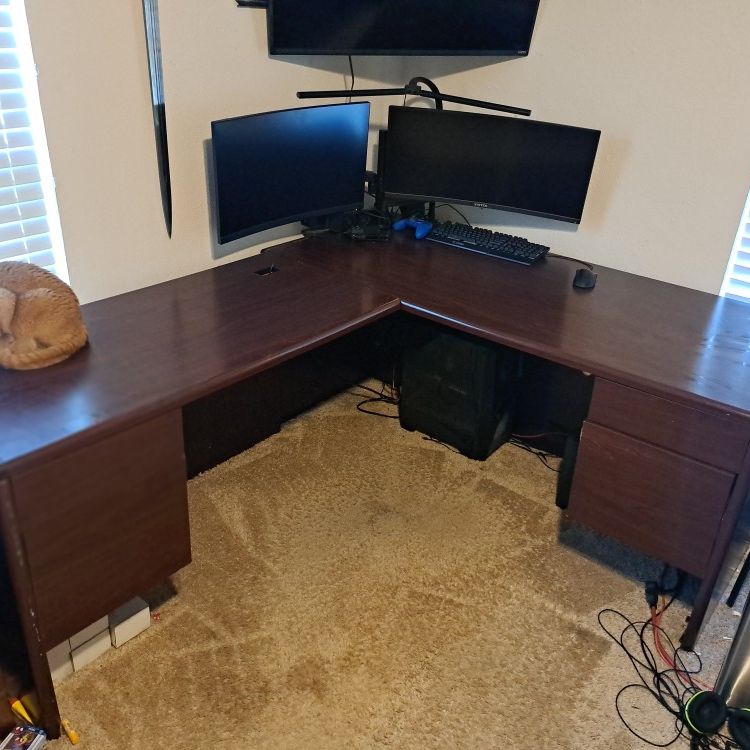 L Shaped Hon Desk