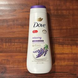 Dove RELAXING 24 Hr Renewing Body Wash; LAVENDER OIL And CHAMOMILE Scent; 20 oz