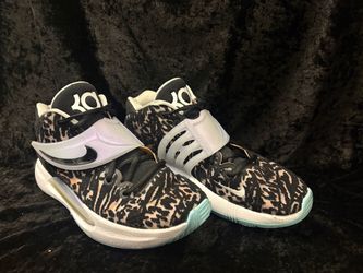 Nike KD 14 "Black White / Copa" Basketball Shoes - Size 7.5