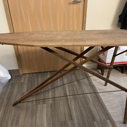 Antique Wood Ironing Board