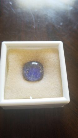 Rutilated Quartz over Lapis