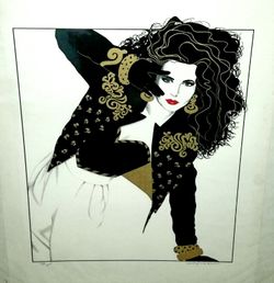 Art Print - Limited Edition Serigraph - "Claudia" - Carolyn Van Hosen