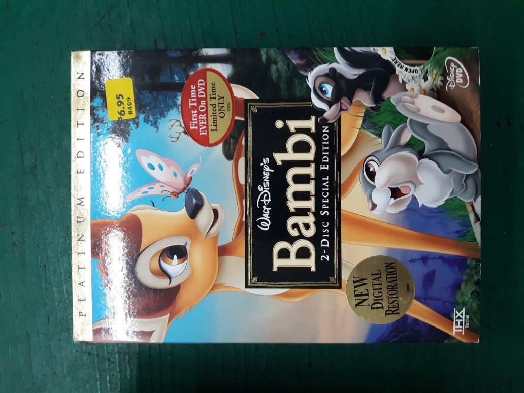 Disney dvd bambi the original