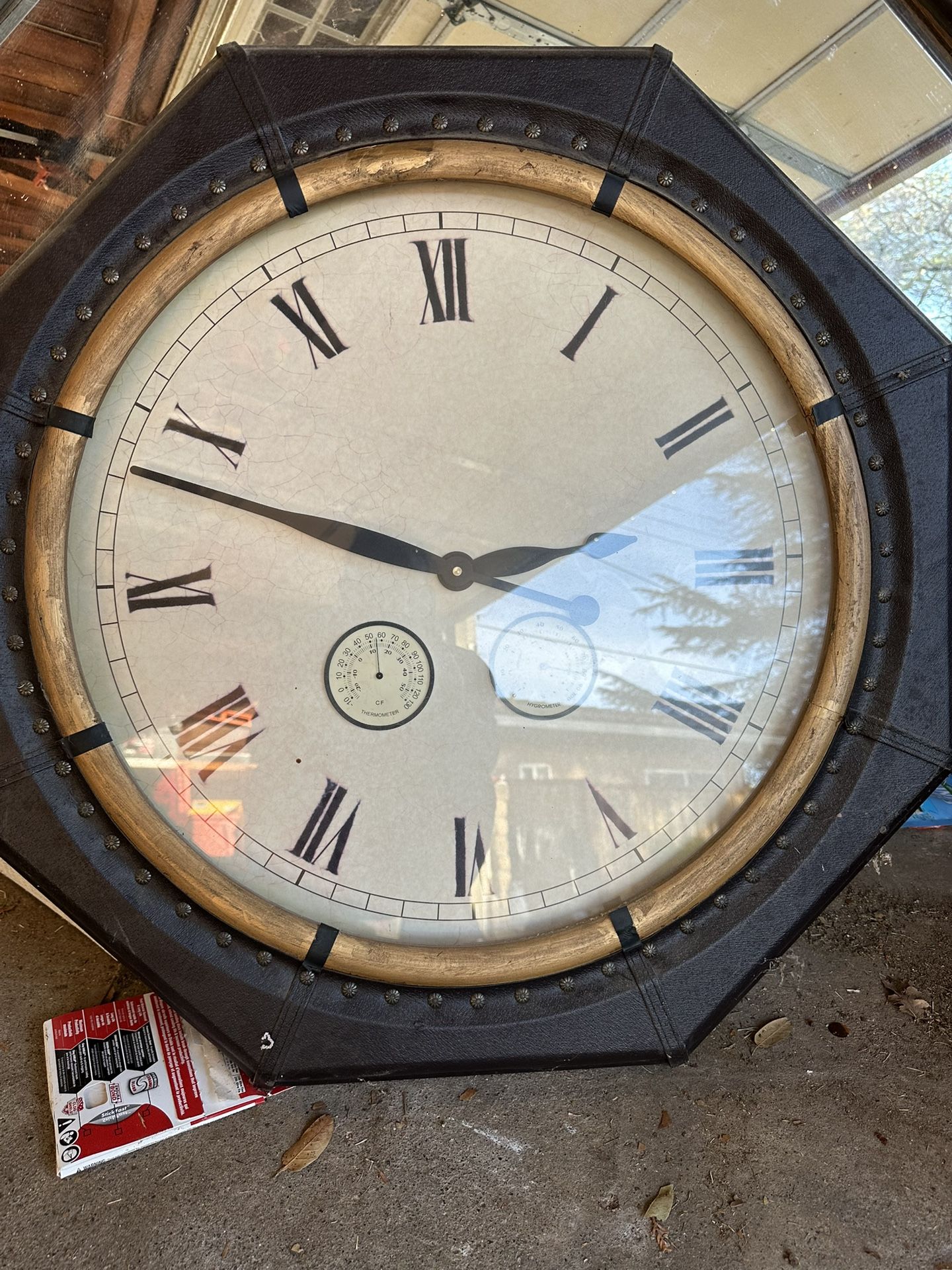 Large Antique Octagon Clock