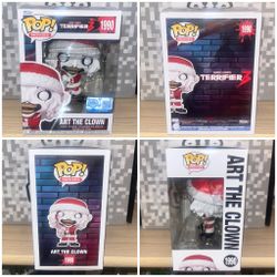 Funko Pop MOVIES TERRIFIER 3 Art The Clown Santa w/ Chainsaw Exclusive 