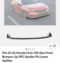 Honda Civic bumper lip kit