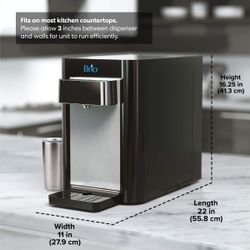 Brio Tri-Temp 2-Stage Countertop Point of Use in Water Cooler with UV Self-Cleaning


