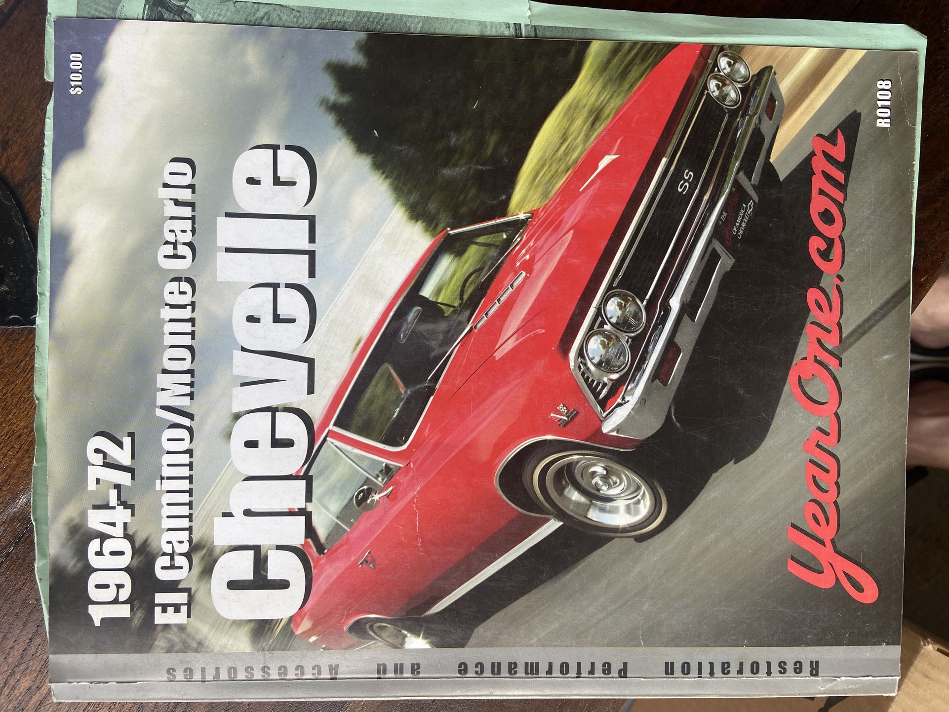 catalog or magazine focused on 1(contact info removed) Chevrolet Chevelle, El Camino, and Monte Carlo